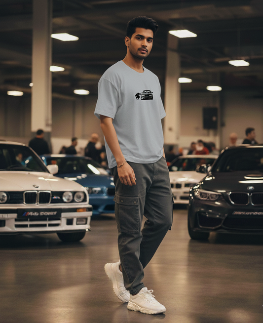 Evora x BMW M5 Oversized Graphic Tee – Drive Aesthetic