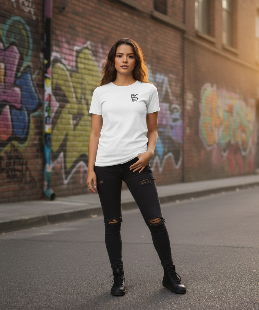 Don't Look Back" Bold Graphic T-Shirt