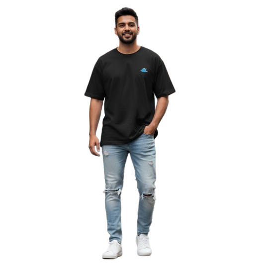 Ocean Drifter Oversized T-Shirt | "Waves Don't Scare Me" Back Print | Unisex