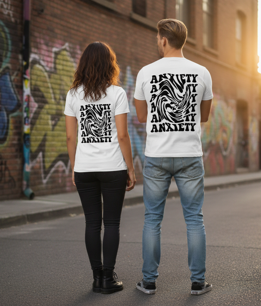 Don't Look Back" Bold Graphic T-Shirt