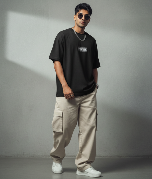 Evora “FOCUS” Oversized Men’s T-Shirt