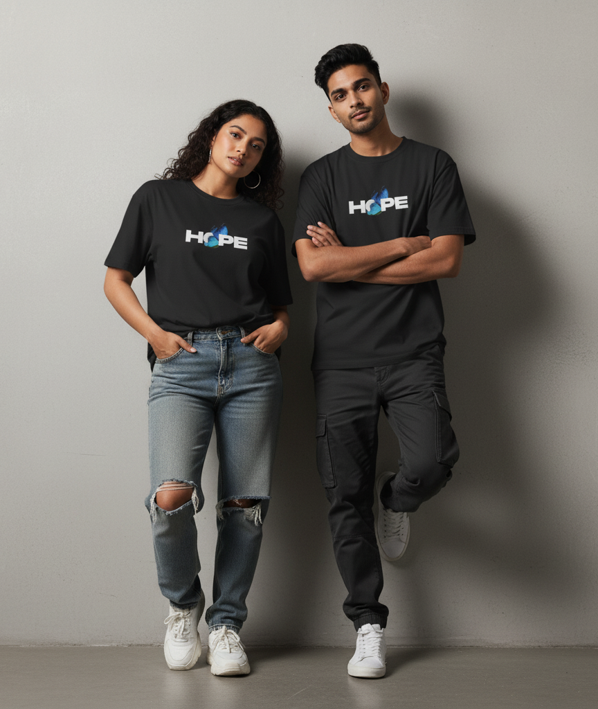 “I Just Need Some Space” Unisex Oversized Graphic T-Shirt | HOPE Edition