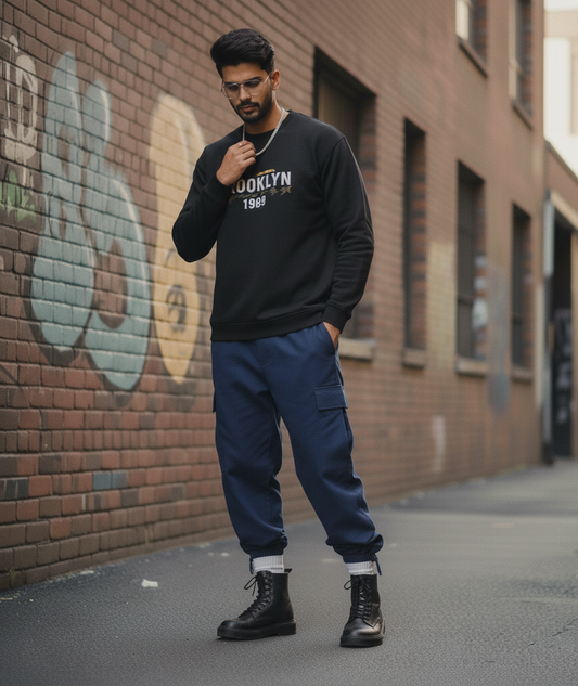 Evora “Brooklyn 1989” Men’s Graphic Sweatshirt