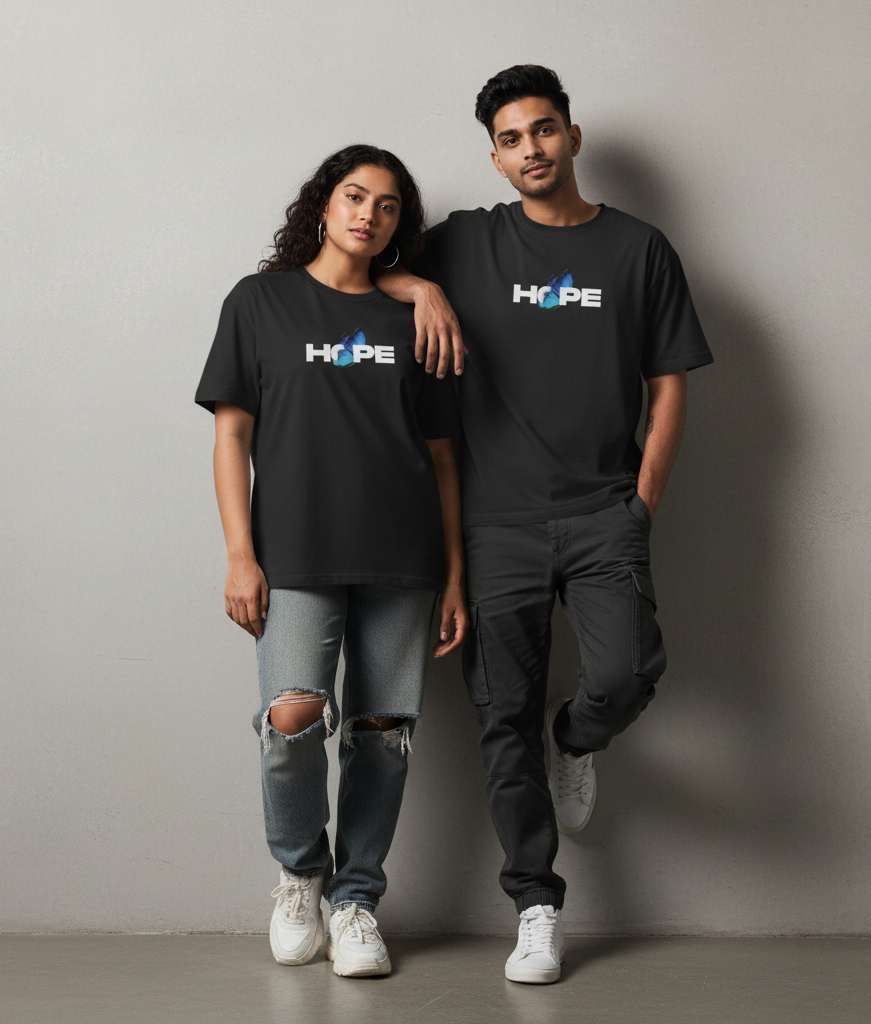 “I Just Need Some Space” Unisex Oversized Graphic T-Shirt | HOPE Edition