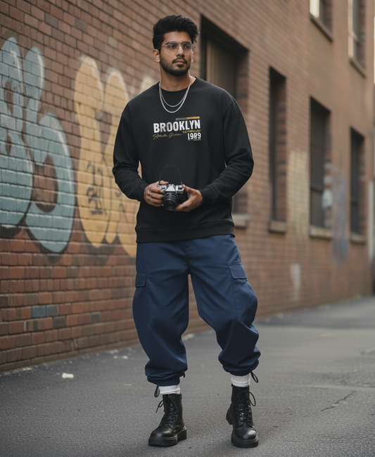 Evora “Brooklyn 1989” Men’s Graphic Sweatshirt