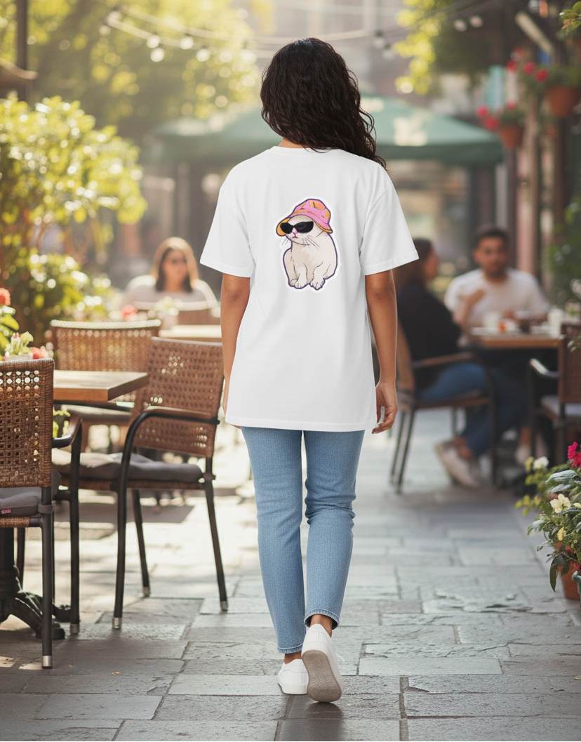 "Love & Coffee" Oversized T-Shirt for Women
