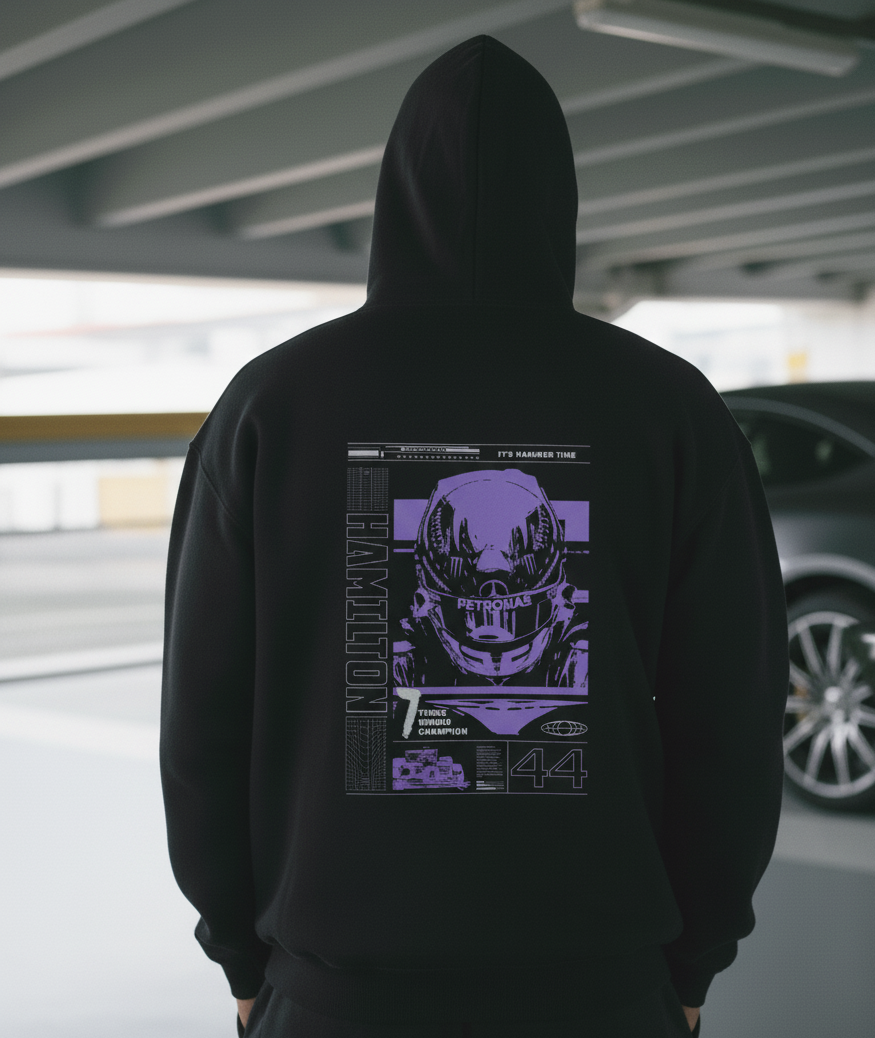 EVORA Street X AMG Graphic Hoodie – Black