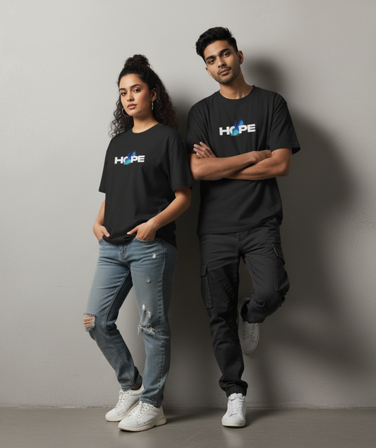 “I Just Need Some Space” Unisex Oversized Graphic T-Shirt | HOPE Edition