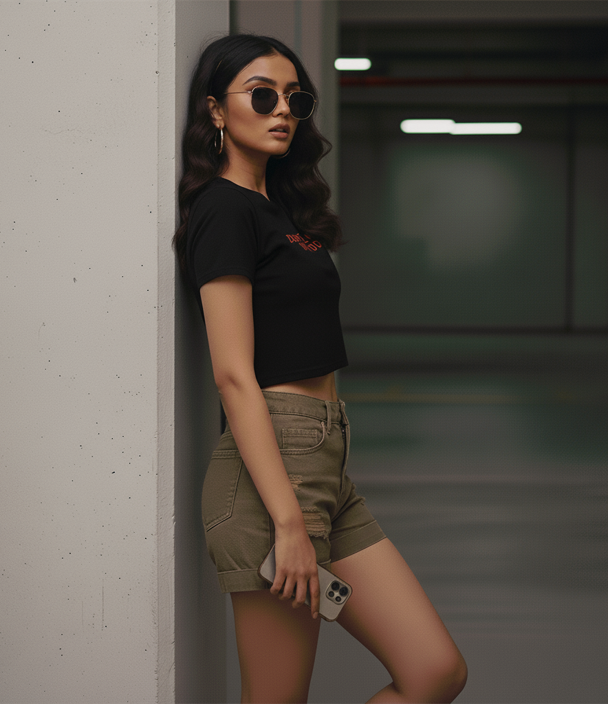 “Don’t Tell Me What To Do” Women’s Crop Top – Evora Streetwear