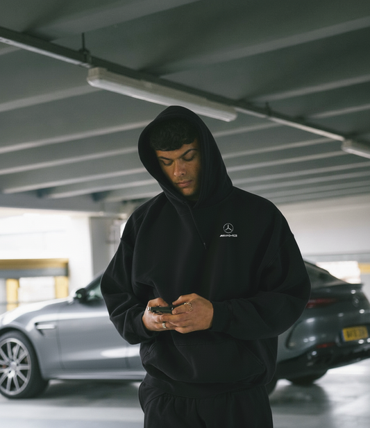 EVORA Street X AMG Graphic Hoodie – Black