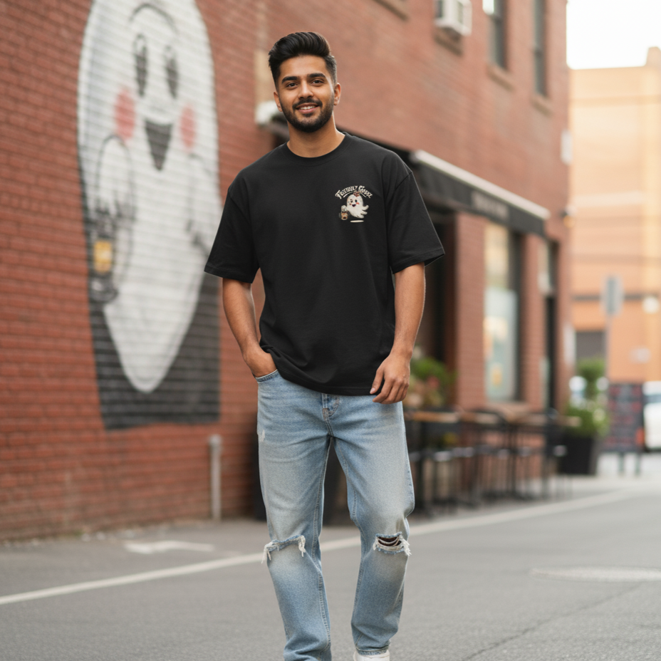 Friendly Ghost Oversized Tshirt | Unisex