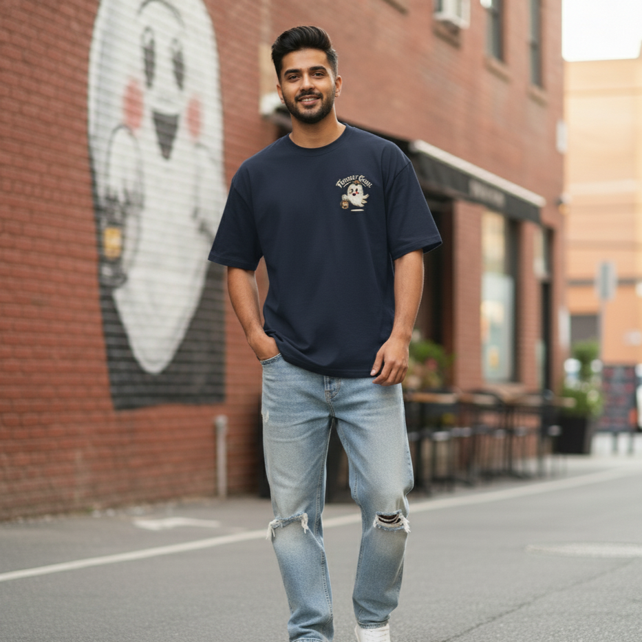 Friendly Ghost Oversized Tshirt | Unisex