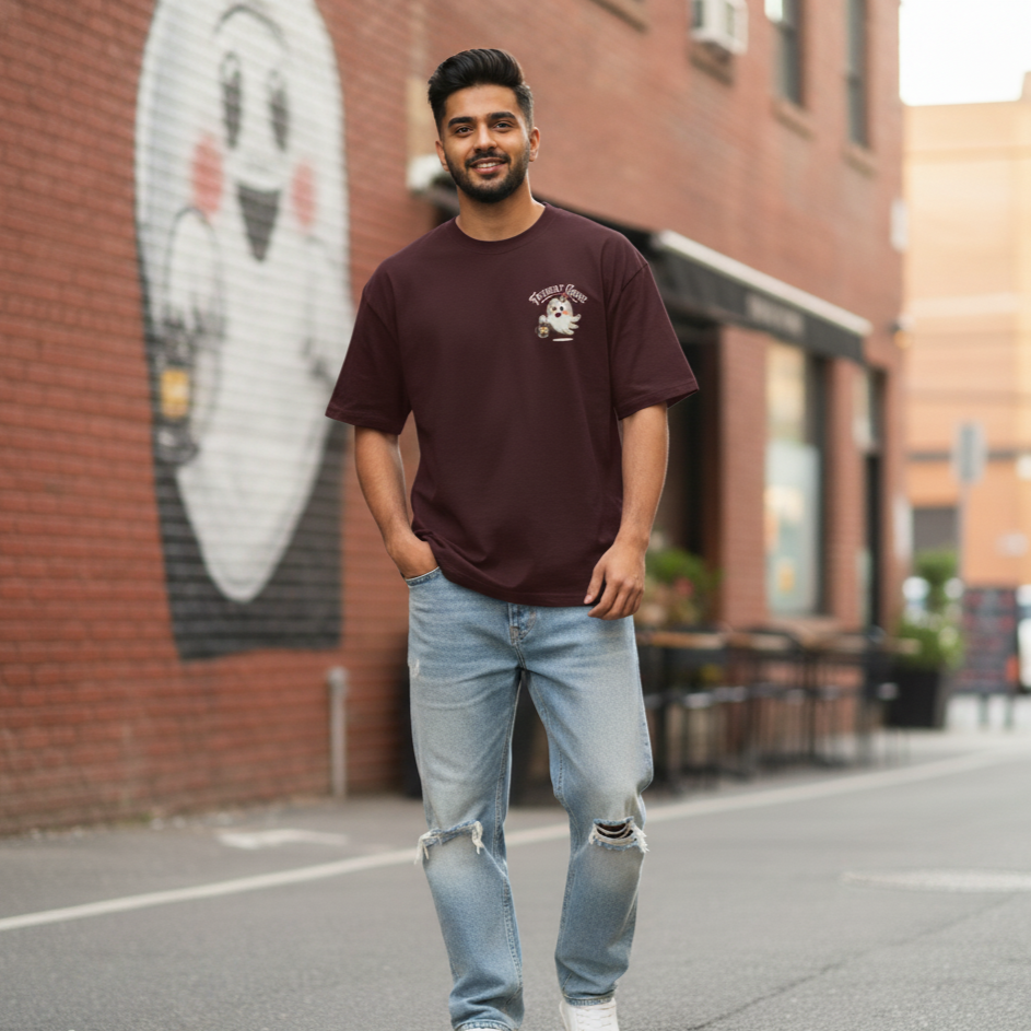 Friendly Ghost Oversized Tshirt | Unisex